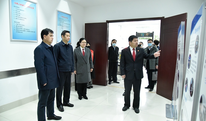 市法院党组书记、院长李后龙调研指导玄武法院工作