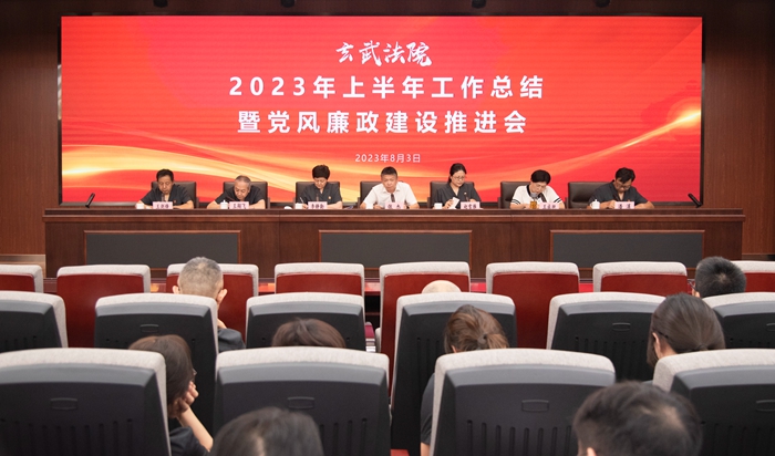 成绩怎么样、问题怎么办、工作怎么干——玄武法院召开上半年工作总结暨党风廉政建设推进会