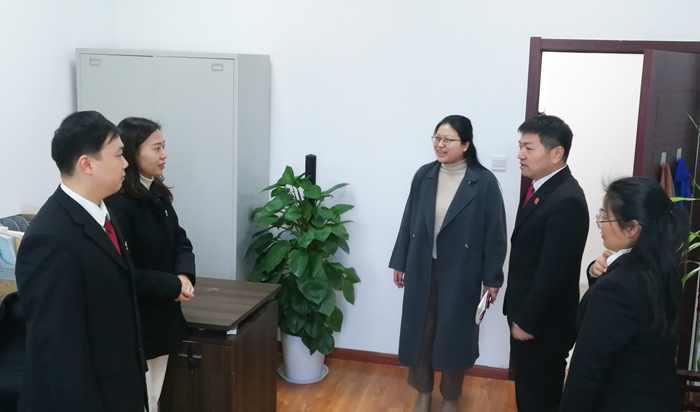 玄武法院院长候选人赵雪雁现场调研人民法庭和执行工作