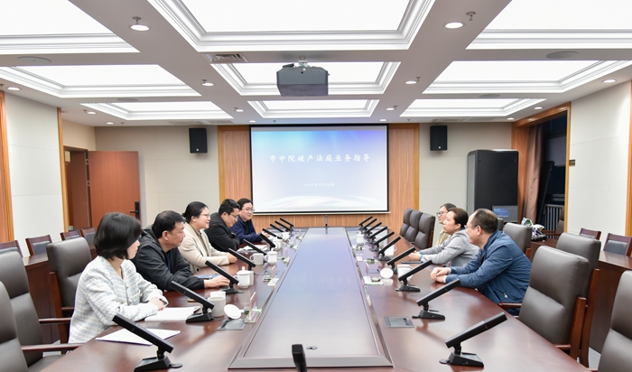 南京破产法庭调研指导玄武法院破产审判工作
