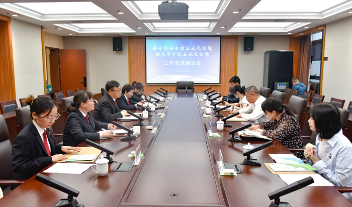 南宁市西乡塘区法院到玄武法院调研交流