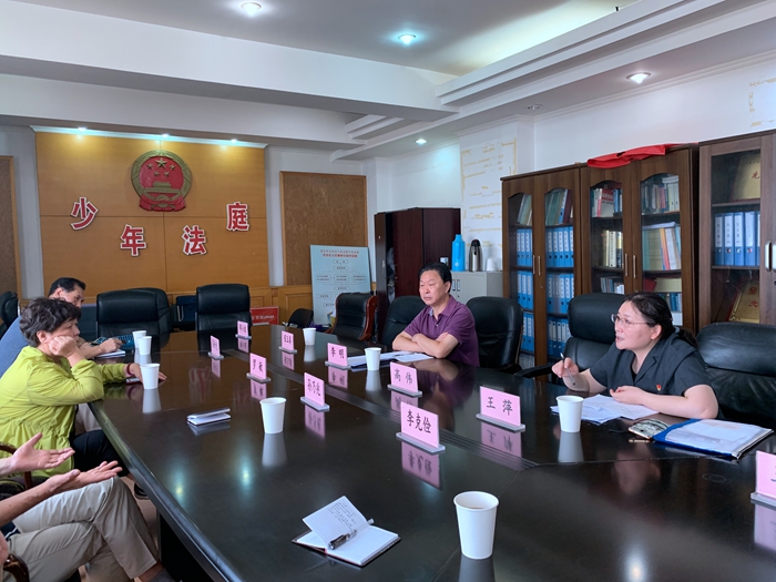 市法院关工委来玄武法院关工委调研