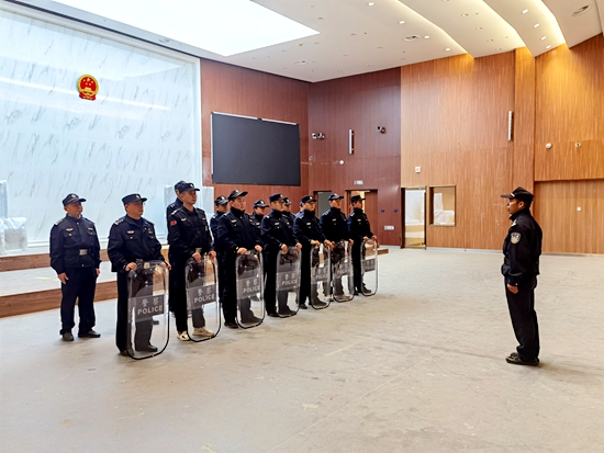 玄武法院法警大队开展实战化训练