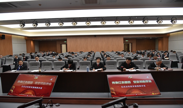 玄武法院上好“三式三课”推动党史学习教育走心走实
