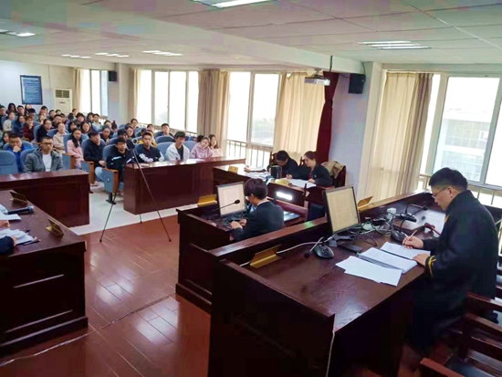 “庭审进校园”——孝陵卫法庭走进南京理工大学紫金学院