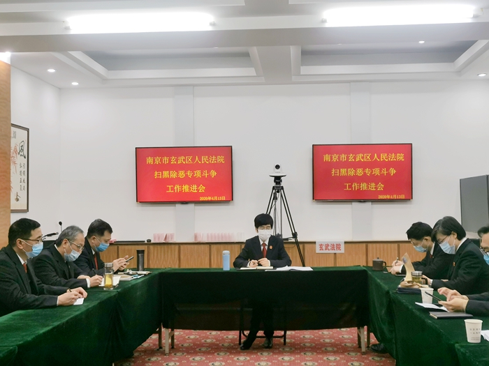 玄武法院召开扫黑除恶专项斗争工作推进会