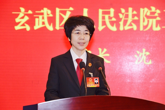 玄武法院工作报告获全票通过