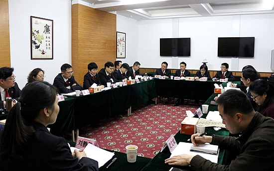 市法院党组书记、院长胡道才到玄武法院调研指导工作
