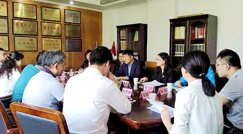 广州市两级法院来玄武法院交流小额诉讼工作