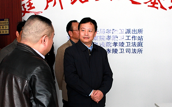 玄武法院孝陵卫法庭到孝陵卫街道开展“庭所站共建”工作